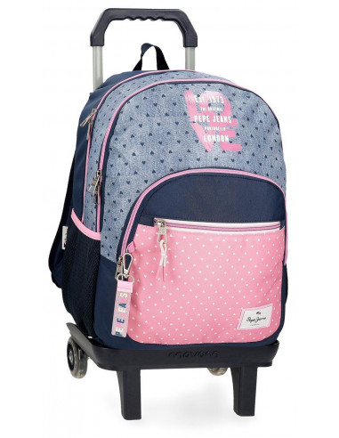 68225T1 ADAPT. BACKPACK 44CM 2C.W/TROLLEY NONI DEMIN